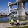 Cyclist Watch The Falkirk Wheel