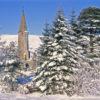 Winter View Of Gaskalone Kirk Kinloch Laggan