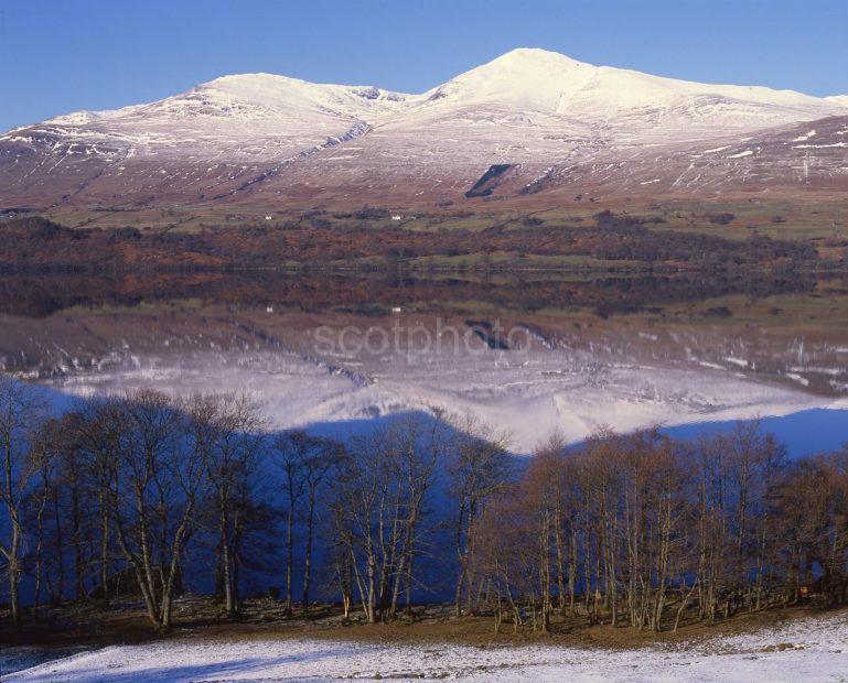 Winter Reflections On Loch Tay Tayside
