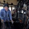 DSC 7620 Fireman John Cameron On Footplate Great Marquess