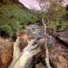 The Upper Falls In Glen Nevis Lochaber District Nr Fort William