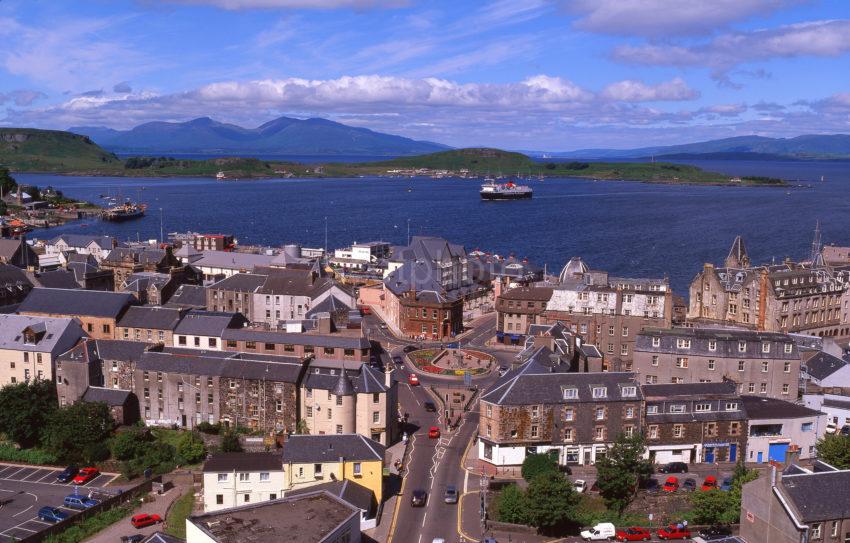 Summer View Overlooking Oban Argyll