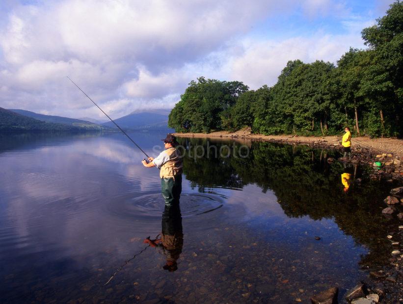 Fishing Loch Earn