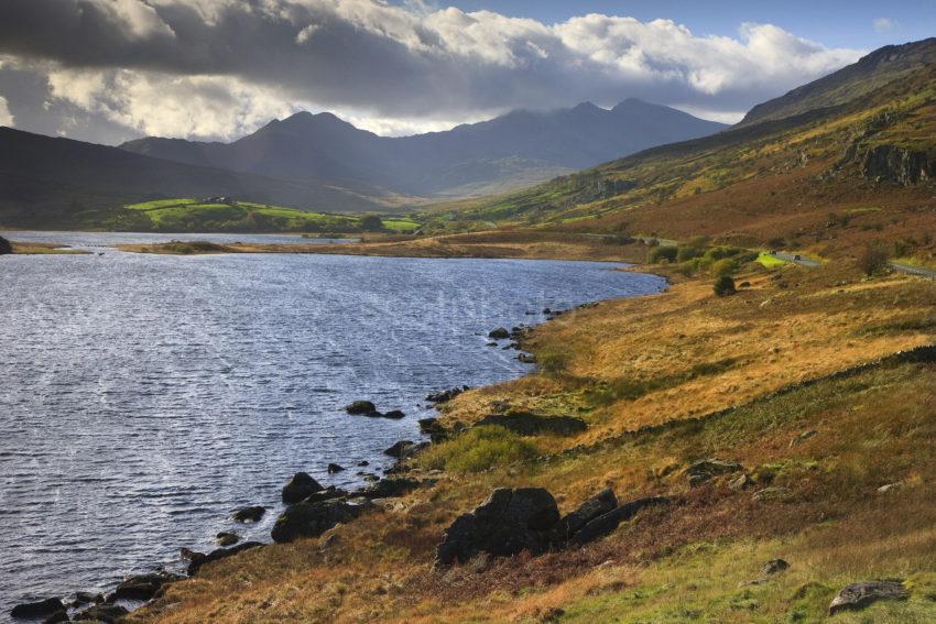 Llynn Lydaw And Snowdon