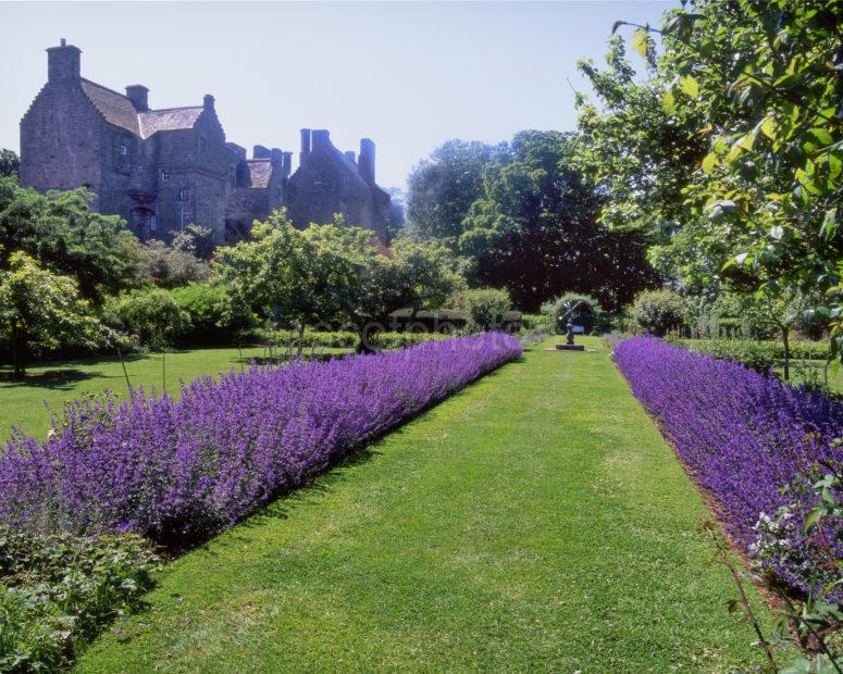 Kellie Castle From Lavender Garden Fife