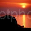 Dramatic Sunset Over Duntulm Castle Ruins North Skye