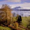 Misty Autumn Scene Of Loch Etive To Ben Cruachan North Connel Argyll