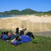 Relaxing After A Walk On Colonsay With Kiloran Bay Sands