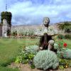 Kneeling Statue In Morris Garden At Abbotsford House R Tweed Borders