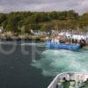 The Jura Ferry Arrives At Port Ascaig Pier Islay