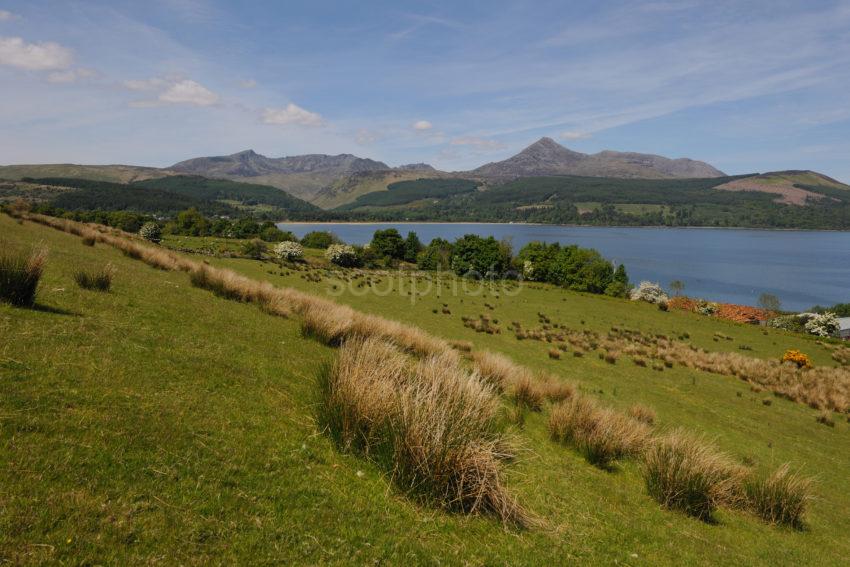 DSC 4960 Wide Angle View Towards Goat Fell Across Brodick Bay Arran