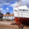 Fishing Boat In Dry Dock At Eyemouth