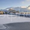 Panoramic Winter Scene At Corpach With The Ben Cal Canal