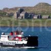 WY3Q4389 Iona Abbey With Ferry Isle Of Mull