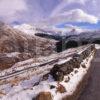 Winter Scene At The Rest And Be Thankful Glen Croe