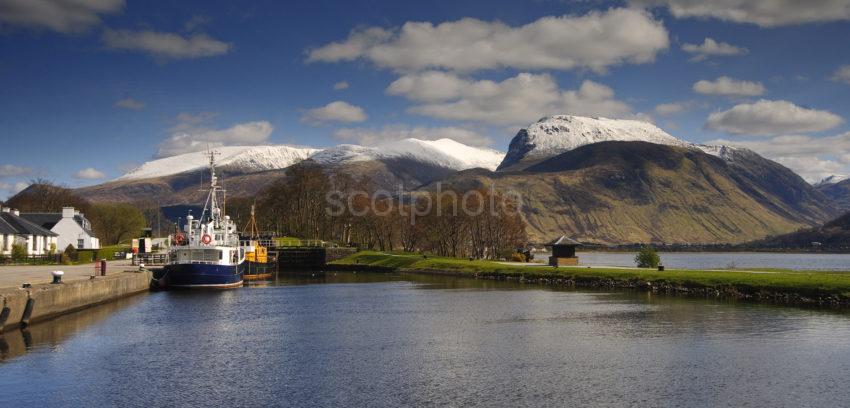 Ben Nevis From Corpach Panoramic