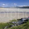 I5D2658 Tourist Admires The Great Beaches Of South Harris