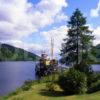 Puffer Eilean Eisdeal At Jetty On Loch Oich Great Glen