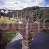 Rail Viaduct And Old Road Bridge Over The River Tweed