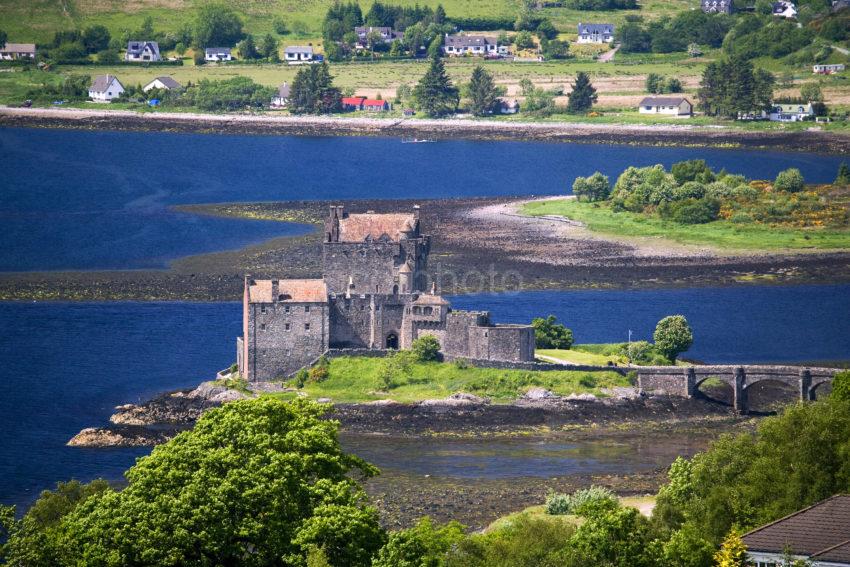 Polarized Shot Of Eilean Donan