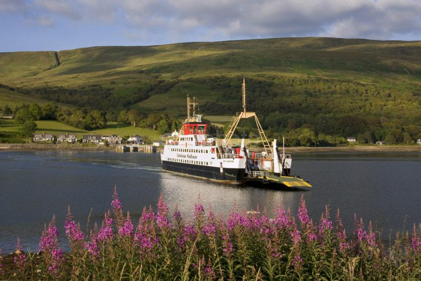 Evening Light Strikes The Loch Dunvegan As She Arrives At Bute Slipway