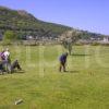 Lochranza Golf Club With Castle Island Of Arran