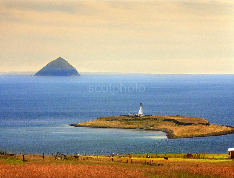 Pladda Lighthouse And Ailsa Craig Isle Of Arran