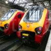 WY3Q6913 Two New Virgin Trains Glasgow Central