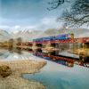 DSC 4111 SUPER SPRINTER CROSSES LOCH AWE WITH GLASGOW OBAN TRAIN Portrait