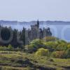 I5D4186 Glengorm Castle And The Isle Of Coll From N End Of Mull