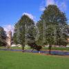 A Beautiful Summer Scene In The Borders Town Of Peebles Situated On The Banks Of The River Tweed Borders