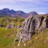 Rugged Scenery Around Loch Slapin Towards The Mountain Of Blaven Isle Of Skye