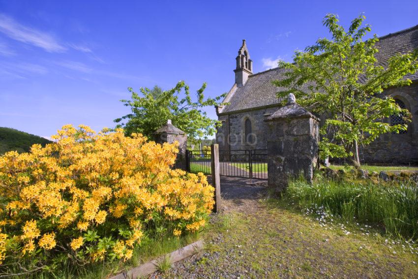 Springtime Trossachs Church