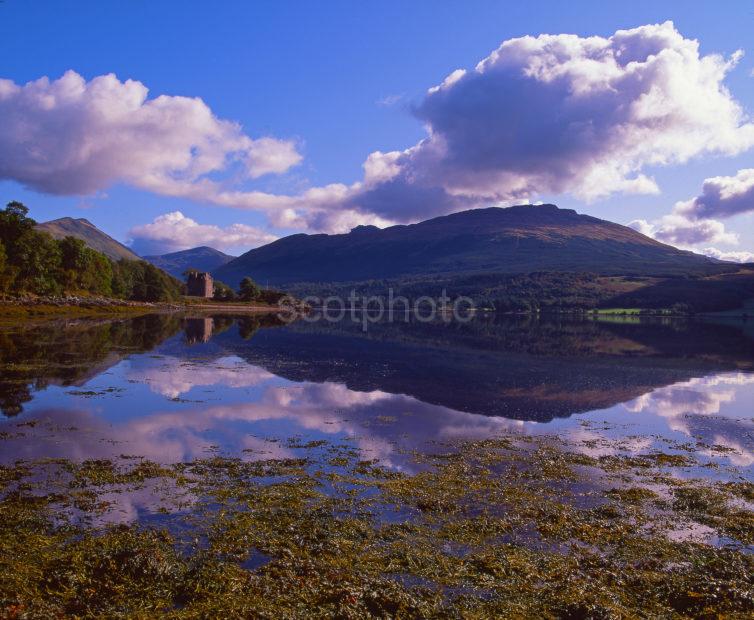 Peaceful Reflections On Loch Fyne With Dunderave Castle In View Loch Fyne Argyll