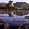 Eilean Donan Castle Lit By Peaceful Evening Light Loch Duich NW Highlands