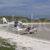 Y3Q9130 Aircraft Parked At Barra Airport Outer Hebrides