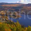 Autumn View Overlooking Kenmore And Loch Tay As Seen From Drummond Hill Perthshire