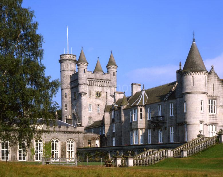 Balmoral Castle Main Tower Baronial Style From Grounds Royal Deeside ...