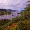 Summer View Of Loch Tummel From Queens View Near Pitlochry Perthshire