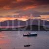 Clansman Departs Oban Bay At Sunset With The Hills Of Mull Argyll MEDIUM