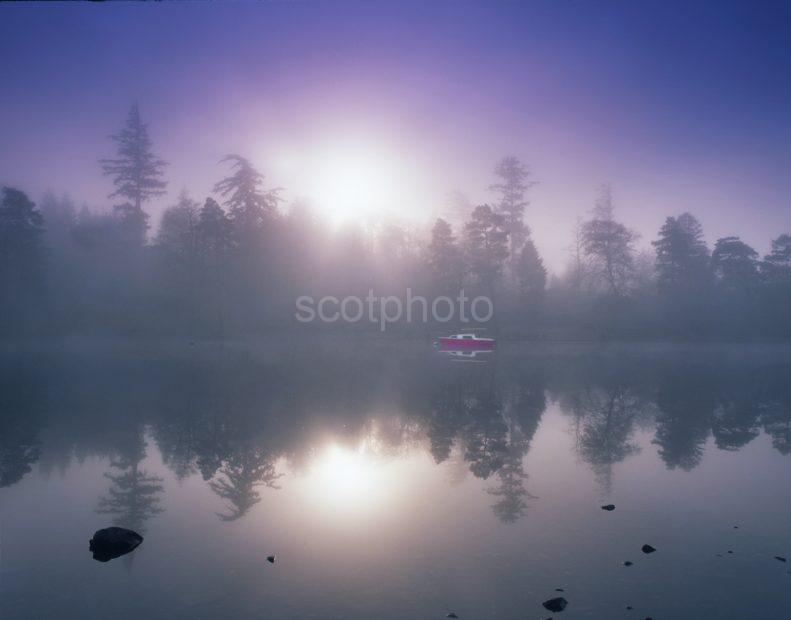 Misty Scene On Loch Awe Argyll