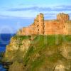 Tantallon Castle Ruins On Clifftop In East Lothian