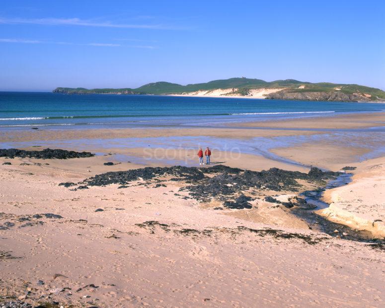 Across Balnakeil Bay Towards Faraid Head Durness North West Scotland