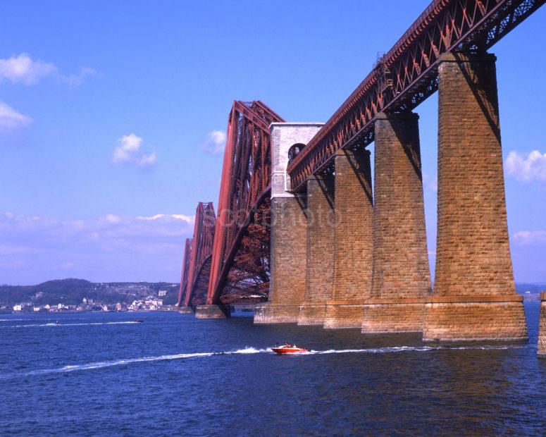 The Forth Rail Bridge From South Queensferry Firth Of Forth