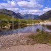 Picturesque Glen Shiel From The River Highlands