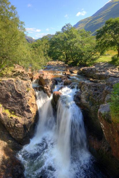 DSC 1306 BEAUTIFUL WATERFALL UPPER GLEN NEVIS