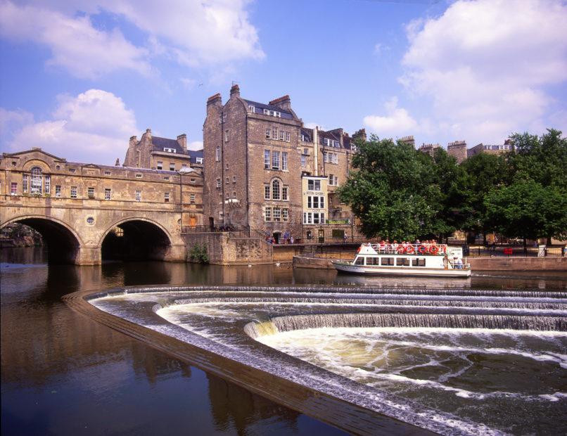 PULTENEY BRIDGE RIVER AVON BATH