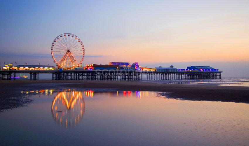 Central Pier And Big Wheel At Night