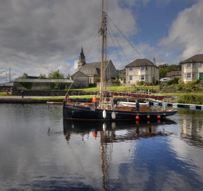 ROSA AND ADA OYSTER SMACK CRINAN CANAL AT ARDRISHAIG