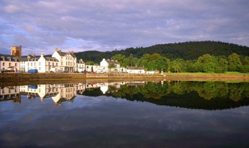 Morning Reflections Of Inveraray In Peaceful Loch Fyne